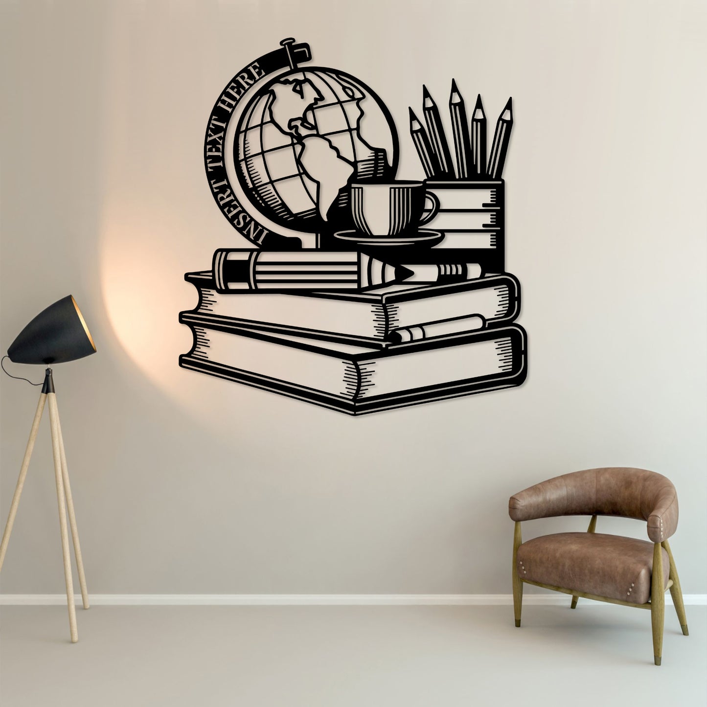 Personalized Geography Teacher Name Metal Sign. Custom Book Lover Wall Decor Gift. Geography Reader. Gift For Book Lover. Home Library Decor