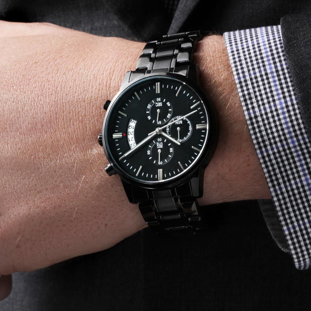 Personalized American Railroad Metal Watch With Custom Text And Gift Box 10