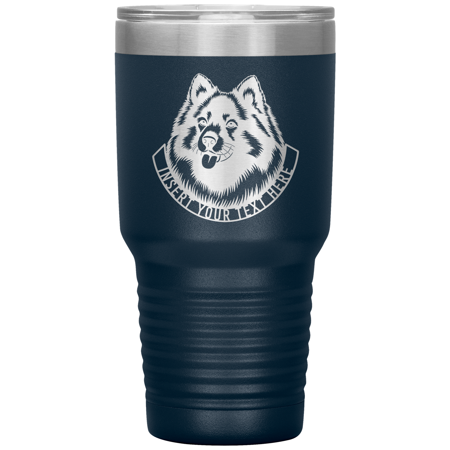Personalized_Laser-Engraved_Keeshond_Met_30oz_Tumbler_Navy_Mockup.png