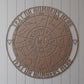 Personalized Scorpio Zodiac Wheel Name Metal Sign. Custom Made Astrology Wall Decor. Celestial Gifts. Decorative Scorpio Star Sign Hanging