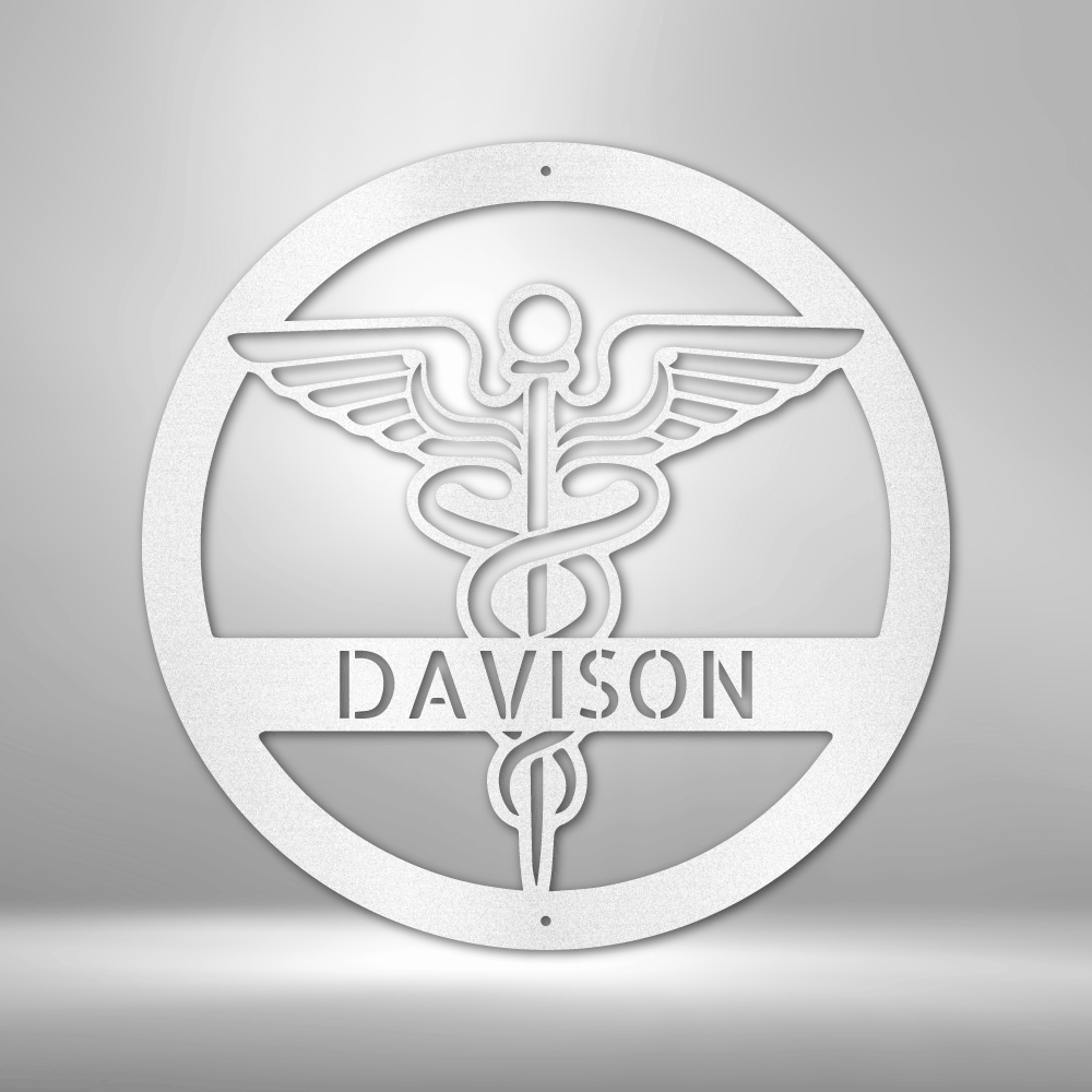 Personalized Nurse Symbol Name Custom Metal Sign