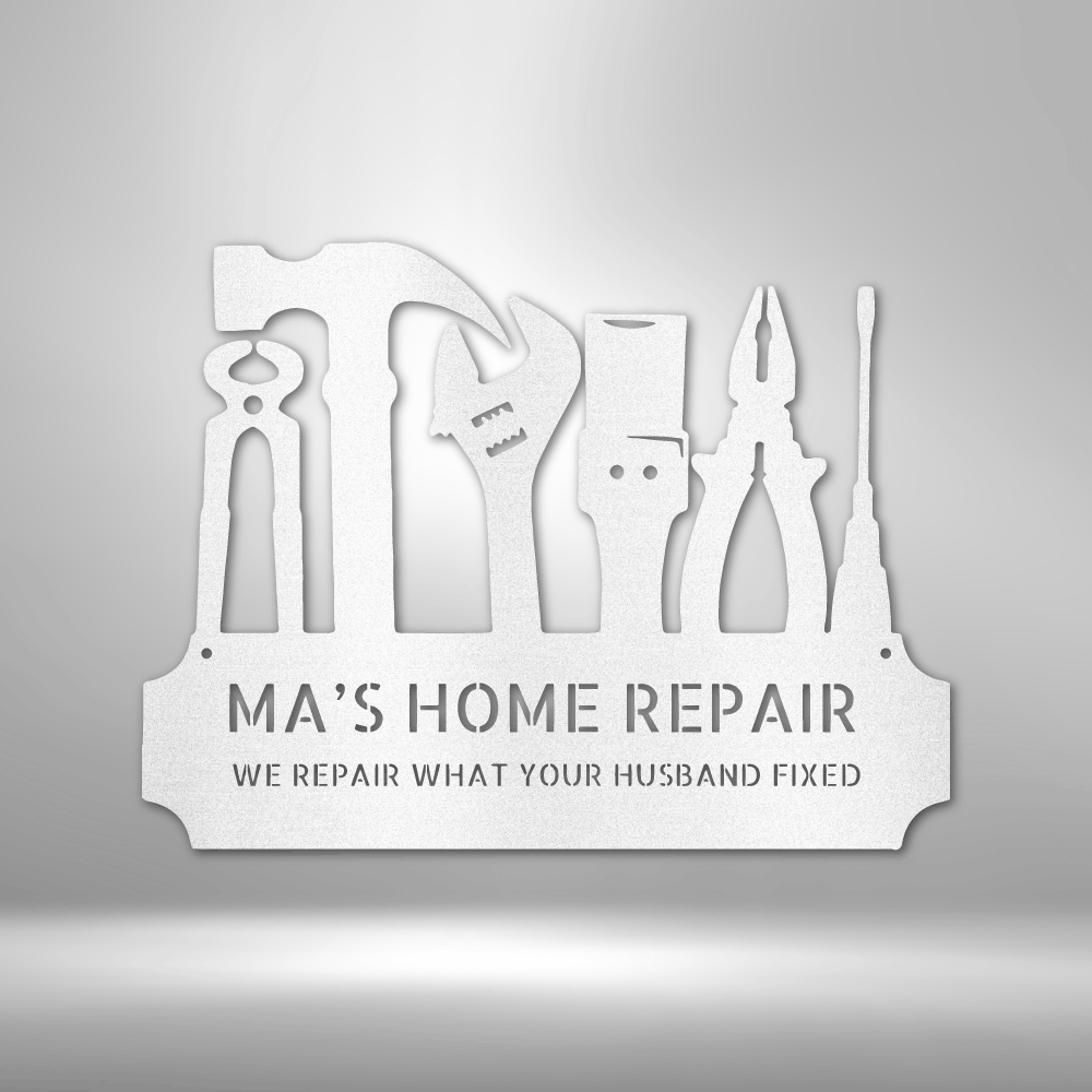 Personalized Tool Time Metal Sign - Custom Multicolor Garage Steel Sign