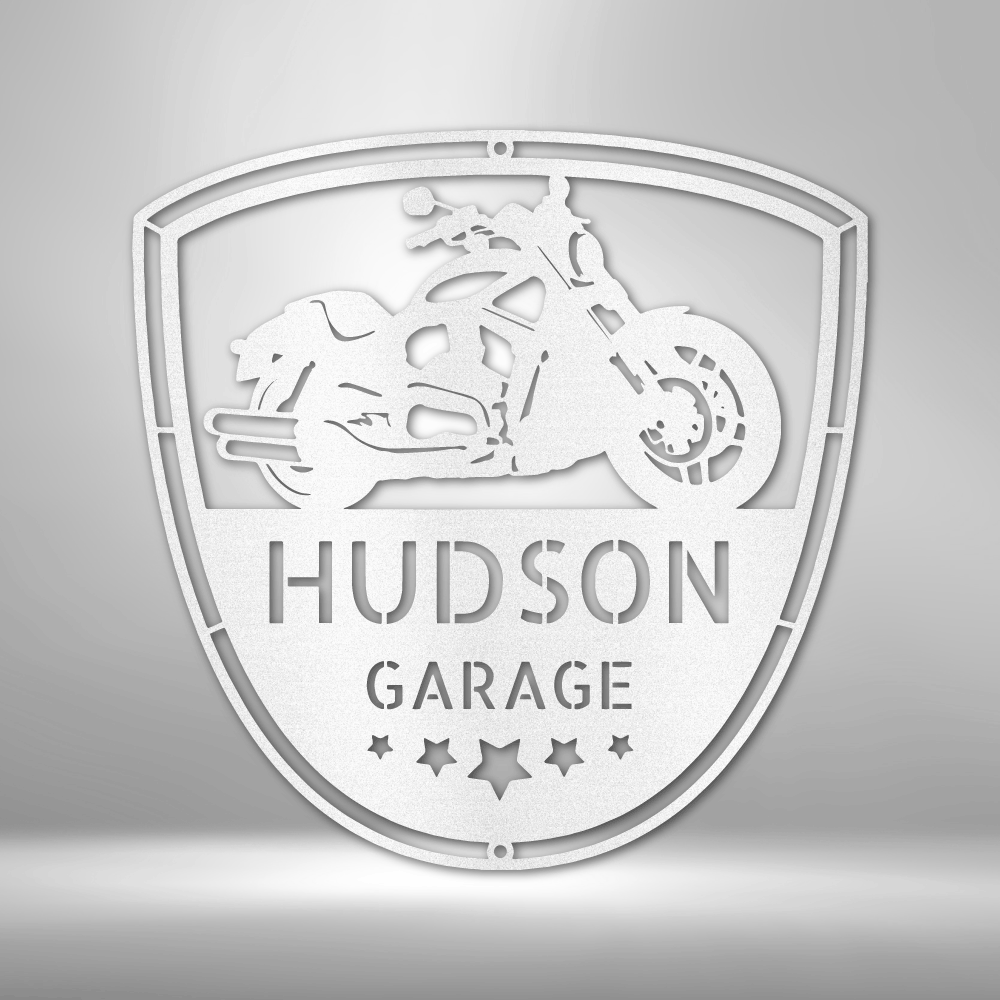 Personalized Motorcycle Cruiser Metal Sign - Custom Chopper Steel Steel Sign