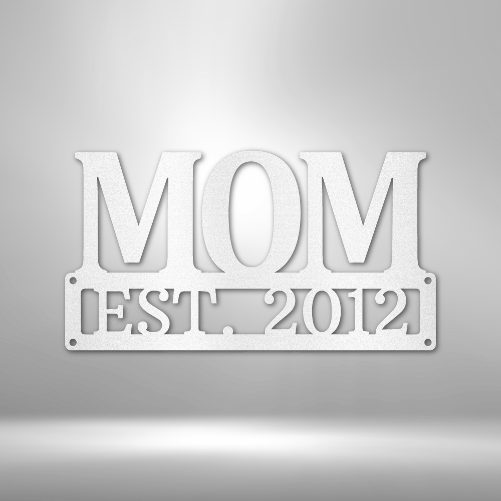 Personalized Mother's Day Metal Sign #1 - Custom Multicolor Mother's Day Steel Sign