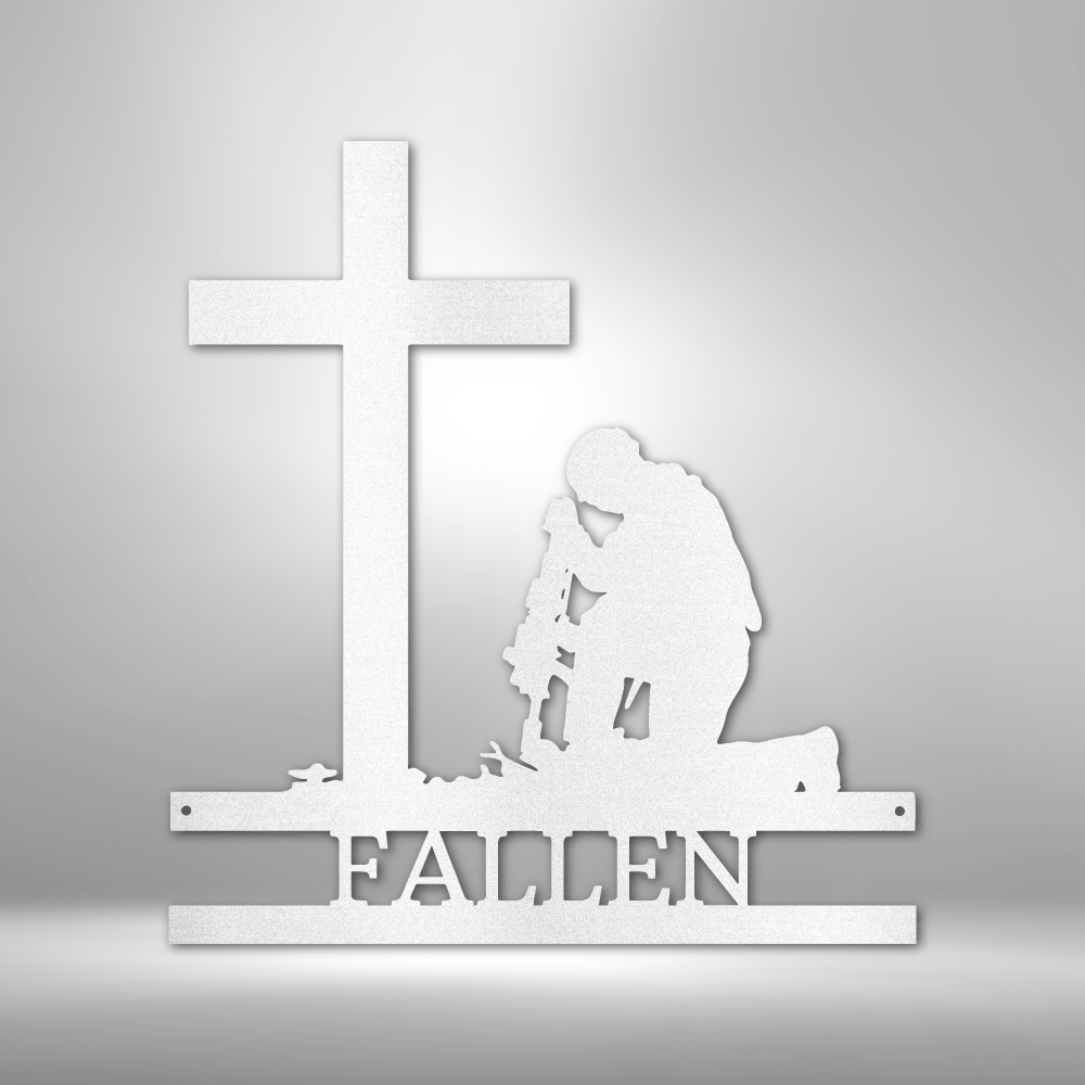 Personalized Soldier Metal Sign - Custom Multicolor Army Steel Sign