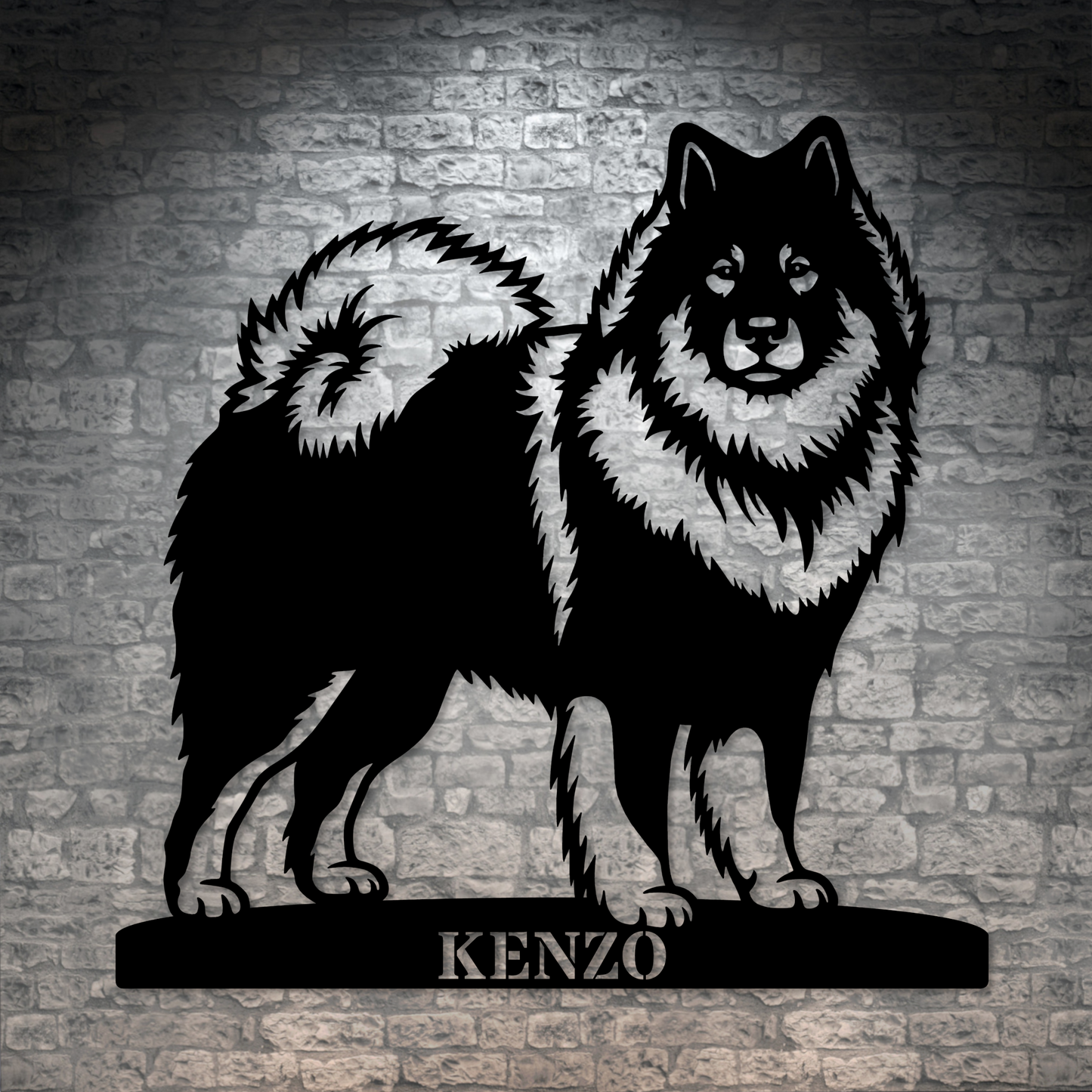 Personalized Eurasier Name Metal Sign. Custom Dog Owner Wall Decor Gift