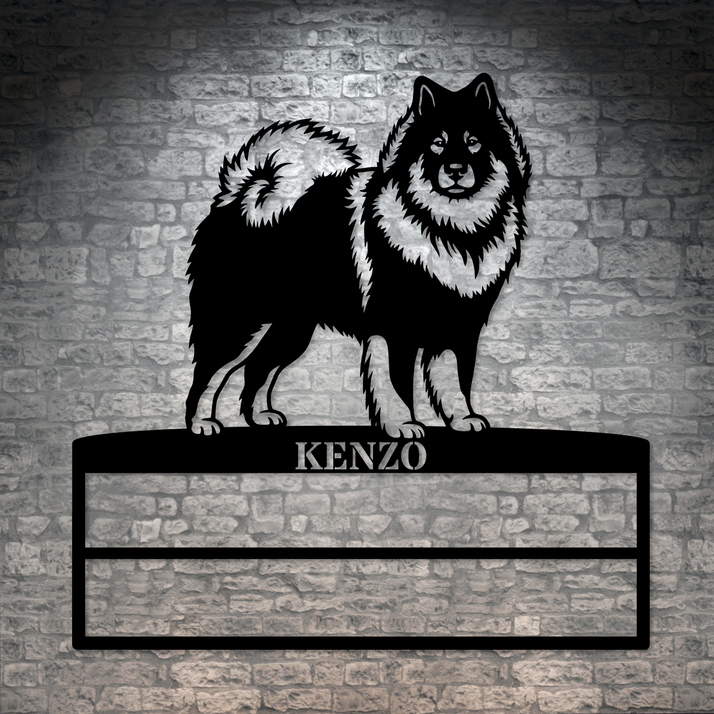 Personalized Eurasier Rosette Name Metal Sign Champion Display