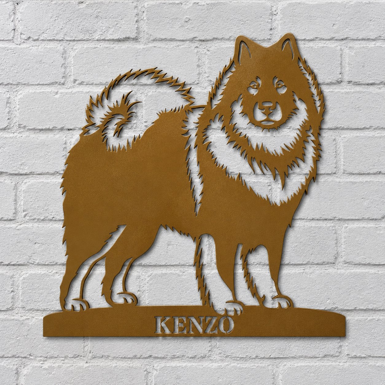 Personalized Eurasier Name Metal Sign. Custom Dog Owner Wall Decor Gift