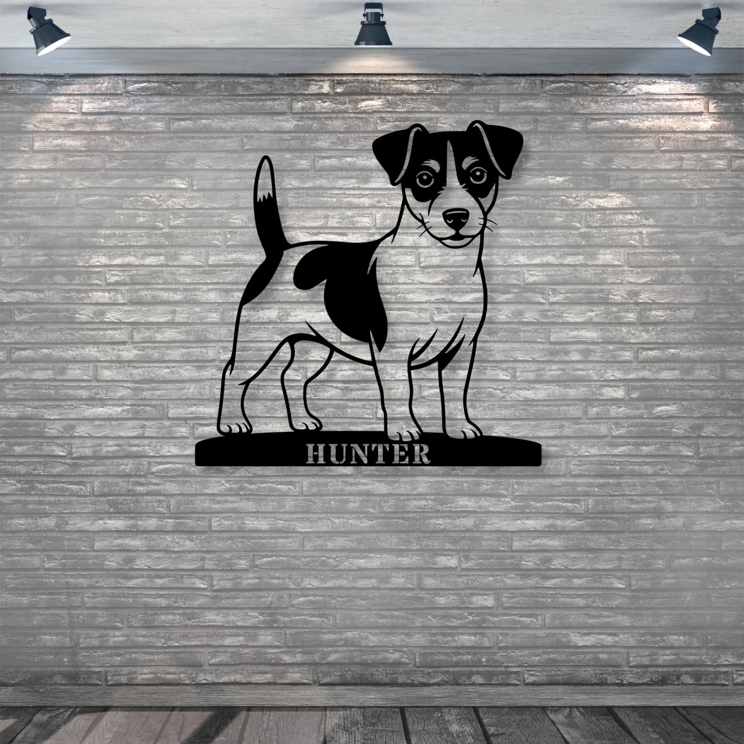 Personalized Jack Russell Terrier Name Metal Sign. Custom Dog Owner Wall Decor Gift