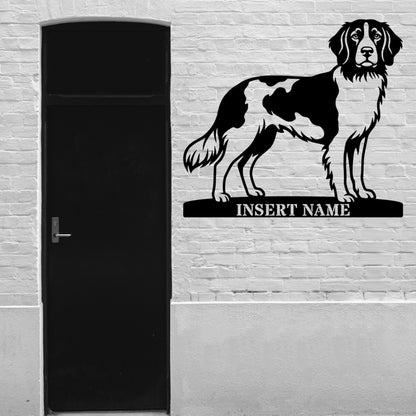 Personalized Small Munsterlander Name Metal Sign. Custom Dog Owner Wall Decor Gift (Kopi)