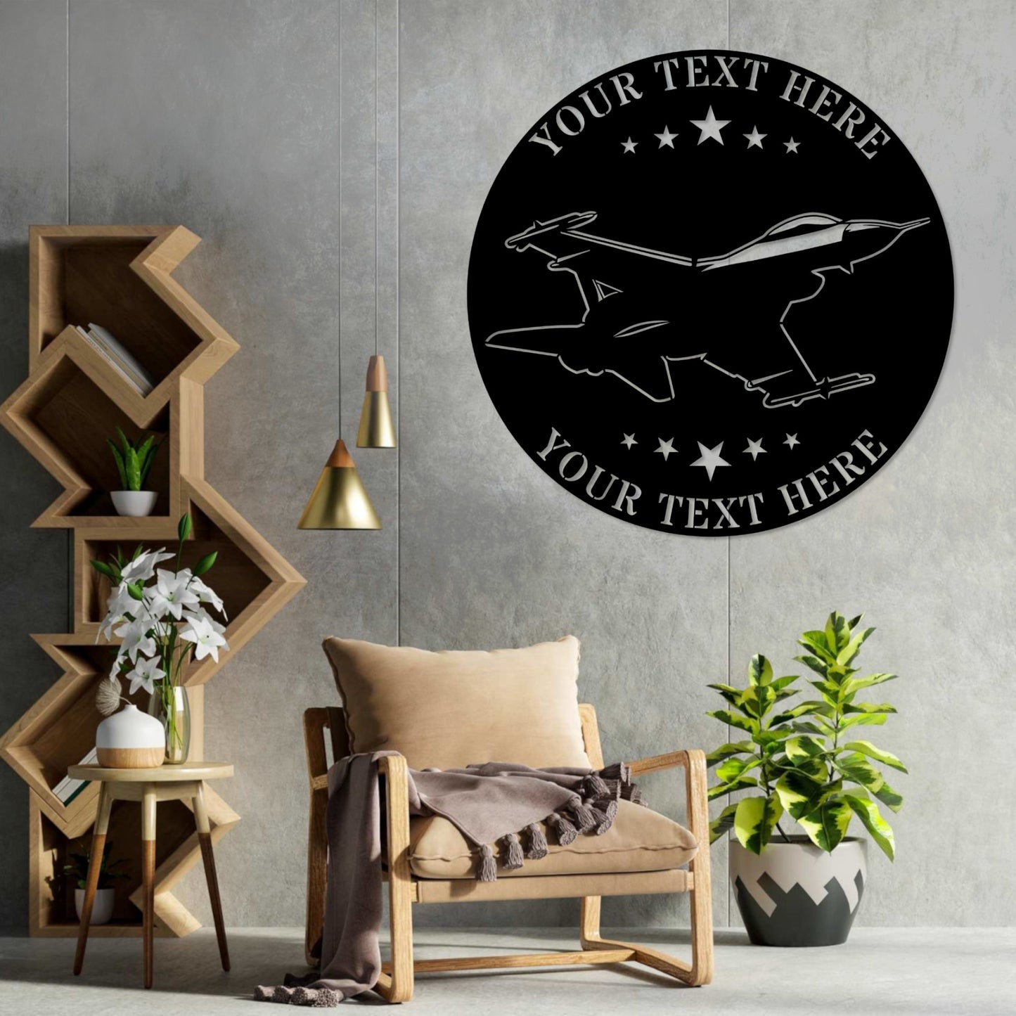 Personalized Jet Fighter Metal Sign. Custom Air Force Pilot Wall Decor Gift. Air Force Retirement. Army Wall Hanging. Military Decor Gift