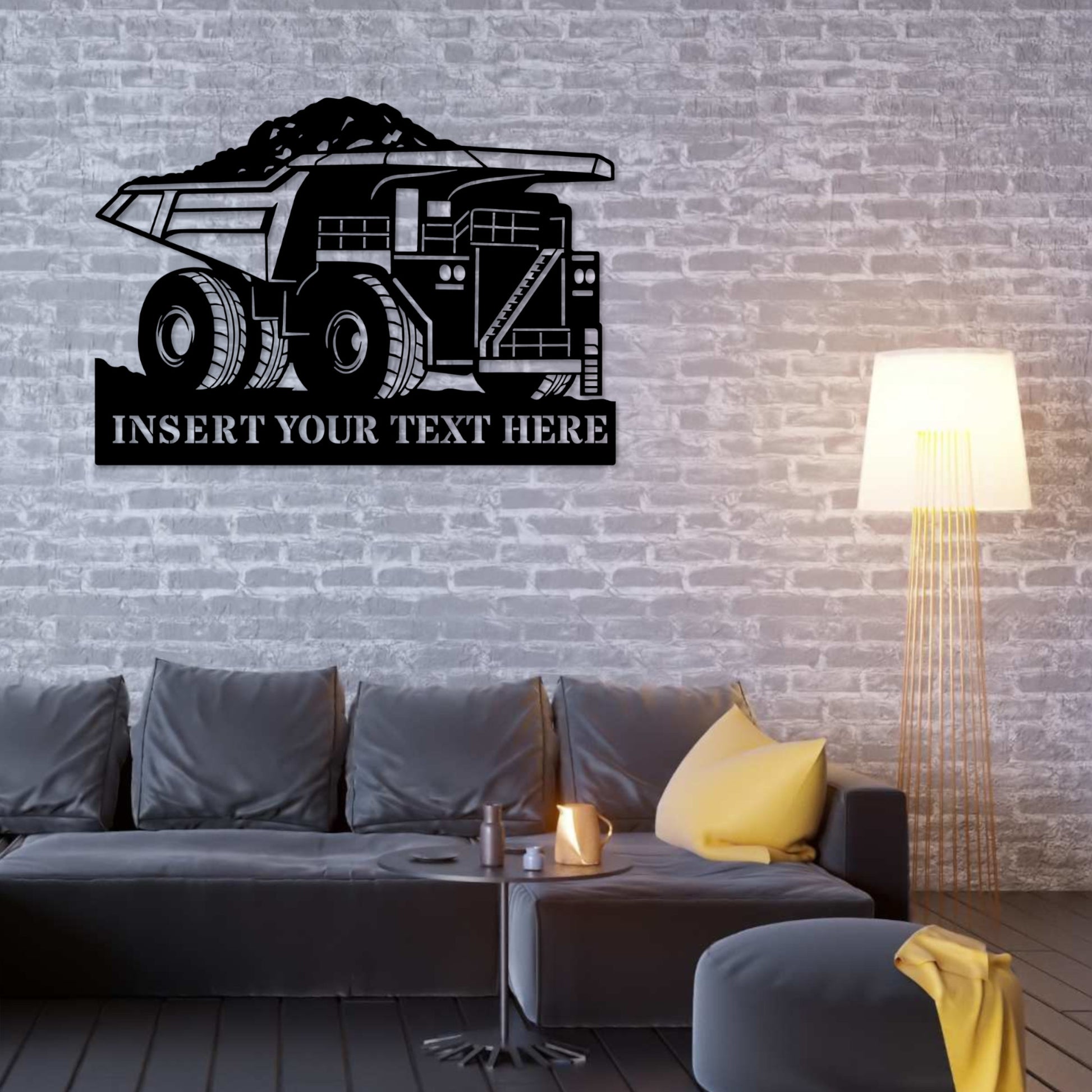Personalized Haul Truck Name Metal Sign. Custom Dump Truck Wall Decor Gift. Tipper Truck Operator. Heavy Machinery. Dirt Mover Sign Present