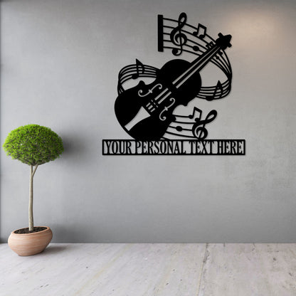 Personalized Cello Name Metal Sign Gift. Custom Music Performer Wall Decor. Music Room Decor. Cello Player Wall Hanging Gifts. Music Lover