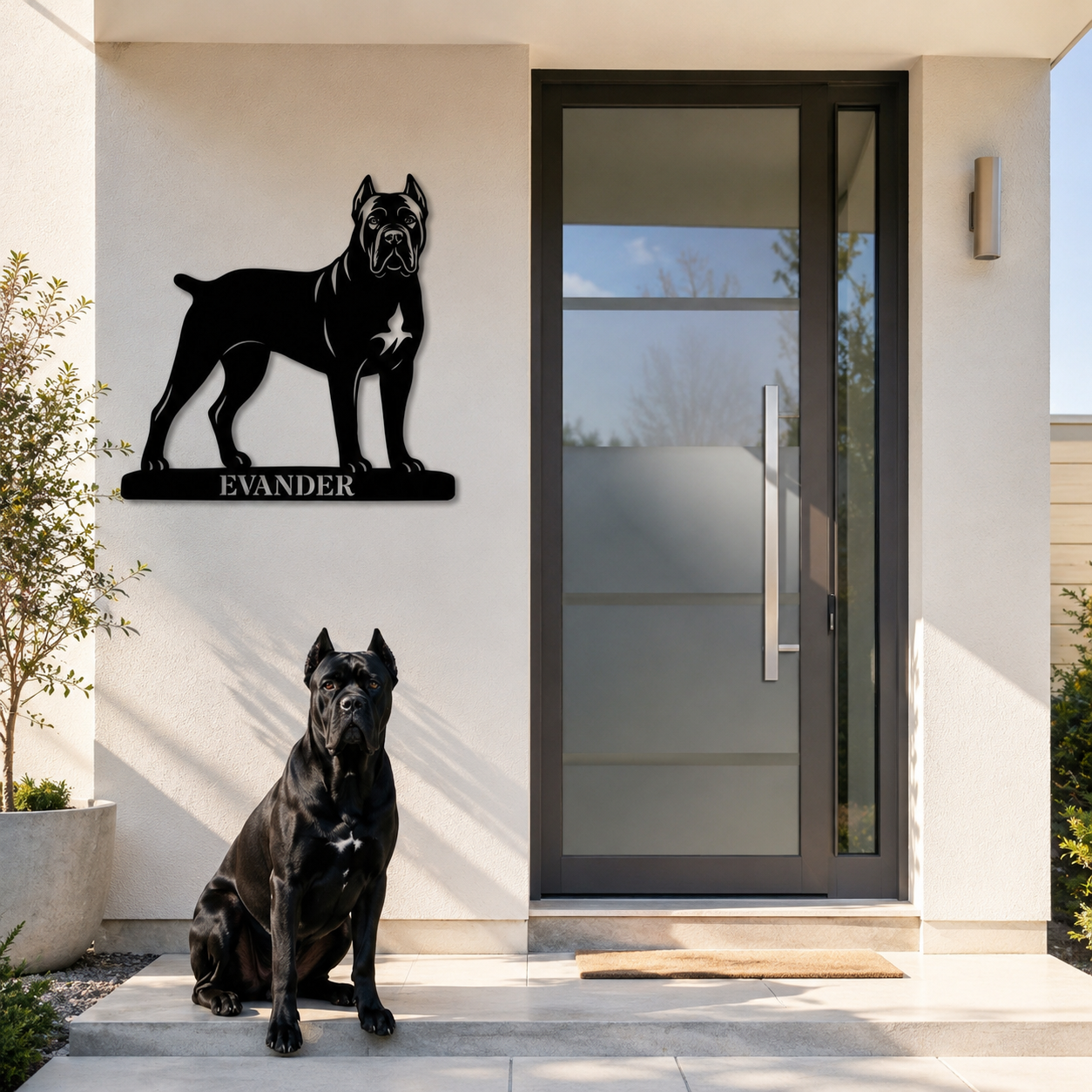 Personalized Cane Corso Name Metal Sign. Custom Dog Owner Wall Decor Gift