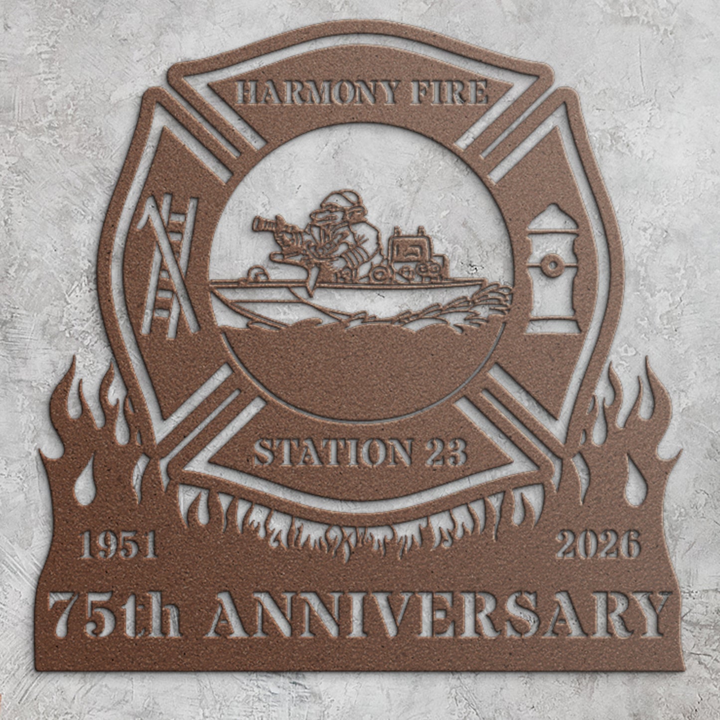 Harmony Fire Station 23. 75th Anniversary