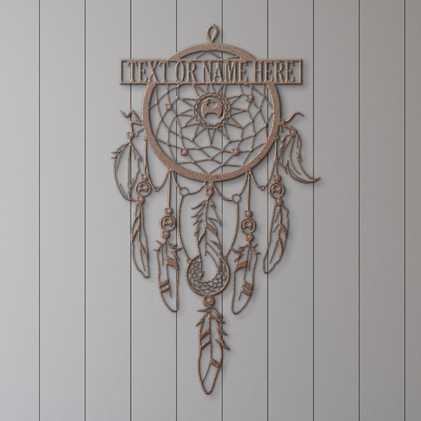 Personalized Dreamcatcher Name Metal Sign. Customizable Steel Sign. Astrology Art. Personal Dreamcatcher Wall Decor Gift. Positive Energy