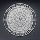 Personalized Libra Zodiac Wheel Name Metal Sign Gift. Custom Astrology Wall Decor. Celestial Gifts. Decorative Libra Star Sign Wall Hanging