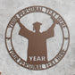 Personalized Graduation Name  Metal Sign For Him. Custom Male Graduate Wall Decor Gift. Graduate Student. Highschool Senior. University Gift