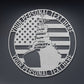 Personalized American Battleship Name Metal Sign. Military Veteran Wall Decor Gift. US Destroyer. Navy Cruiser. Custom Homecoming Wall Art