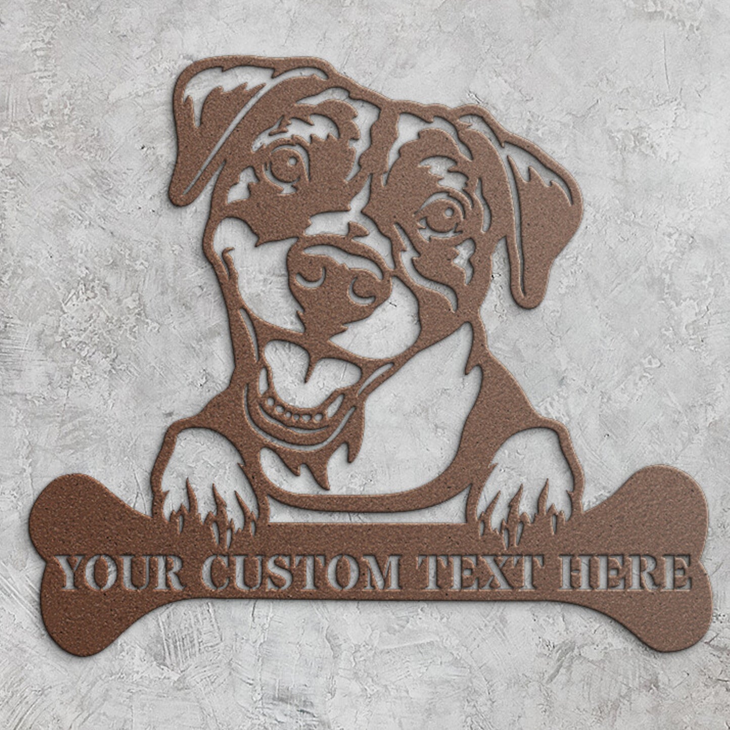 Personalized American Pit Bull Name Metal Sign. Customizable Dog Lover Wall Decor Gift. American Pitbul Portrait Yard Sign. Dog House Name Sign