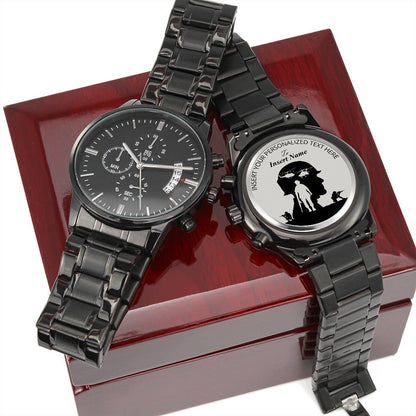 Personalized Army Soldiers Name Metal Wristwatch With Gift Box 1