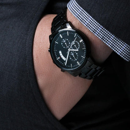 Personalized Australian Railroad Metal Watch With Custom Text And Gift Box 5
