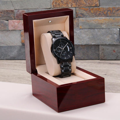 Personalized Australian Railroad Metal Watch With Custom Text And Gift Box 6