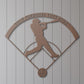Personalized Baseball Player Batter Name Metal Sign. Custom Softball Decor. Baseball Hitter Display Present. Baseball Court Wall Hanging Art