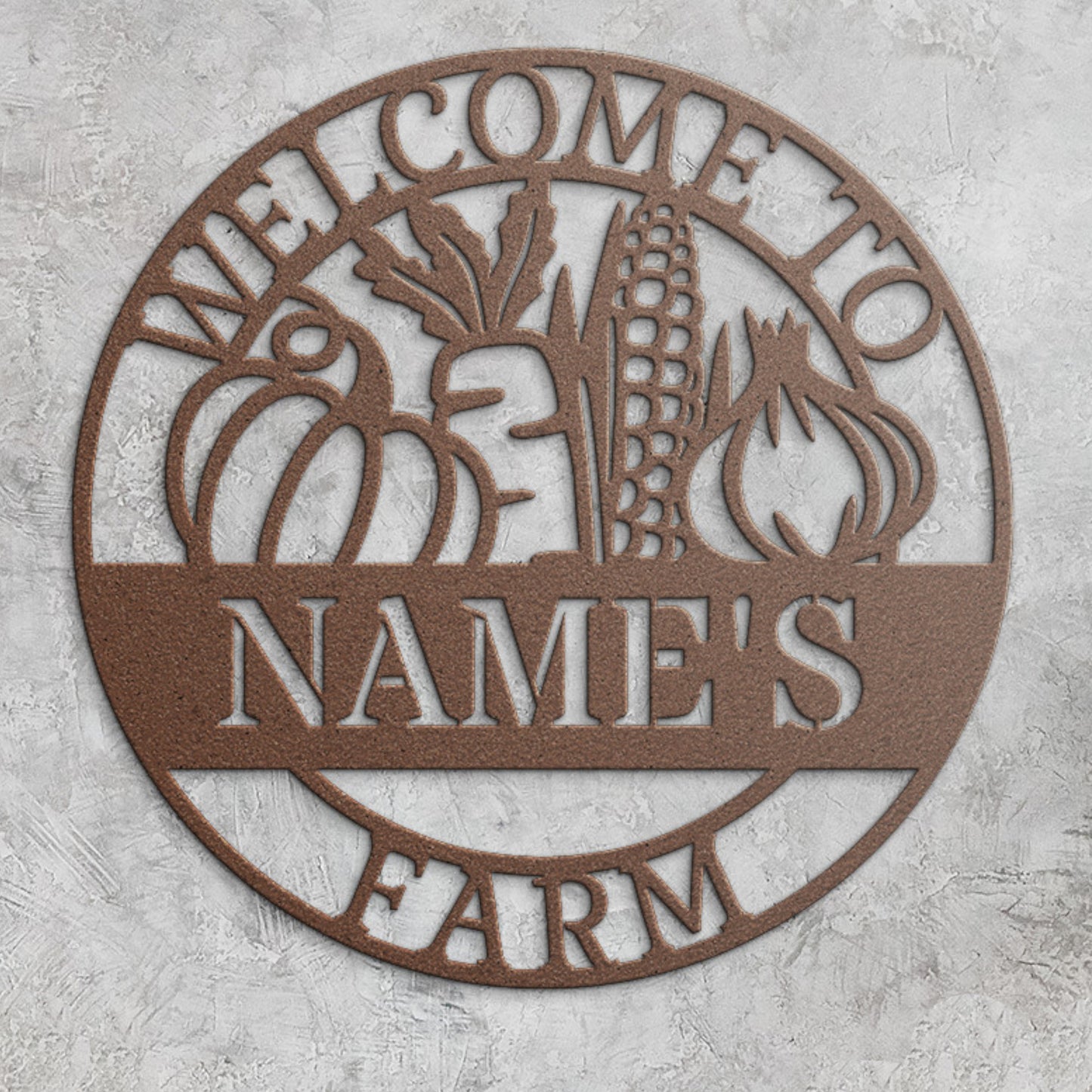 Personalized Garden Farm Name Metal Sign. Custom Ranch Decor Gift. Greenhouse Yard Sign. Farmwork Wall Hanging. Gardening Retirement Gift