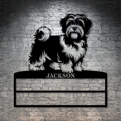 Personalized Havanese Ribbon Display Metal Sign. Custom Dog Champion Wall Decor Gift