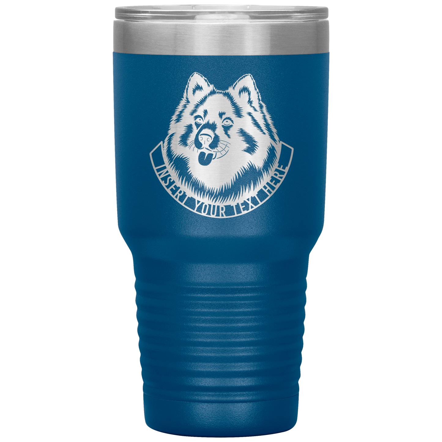 Personalized_Laser-Engraved_Keeshond_Met_30oz_Tumbler_Blue_Mockup.png