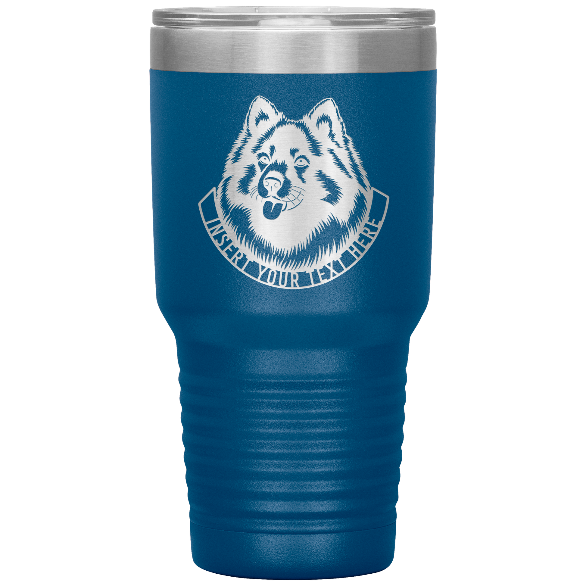 Personalized_Laser-Engraved_Keeshond_Met_30oz_Tumbler_Blue_Mockup.png