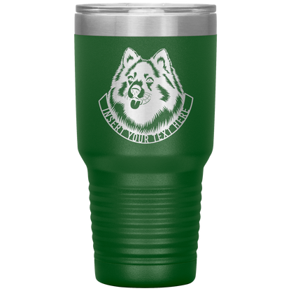 Personalized_Laser-Engraved_Keeshond_Met_30oz_Tumbler_Green_Mockup.png
