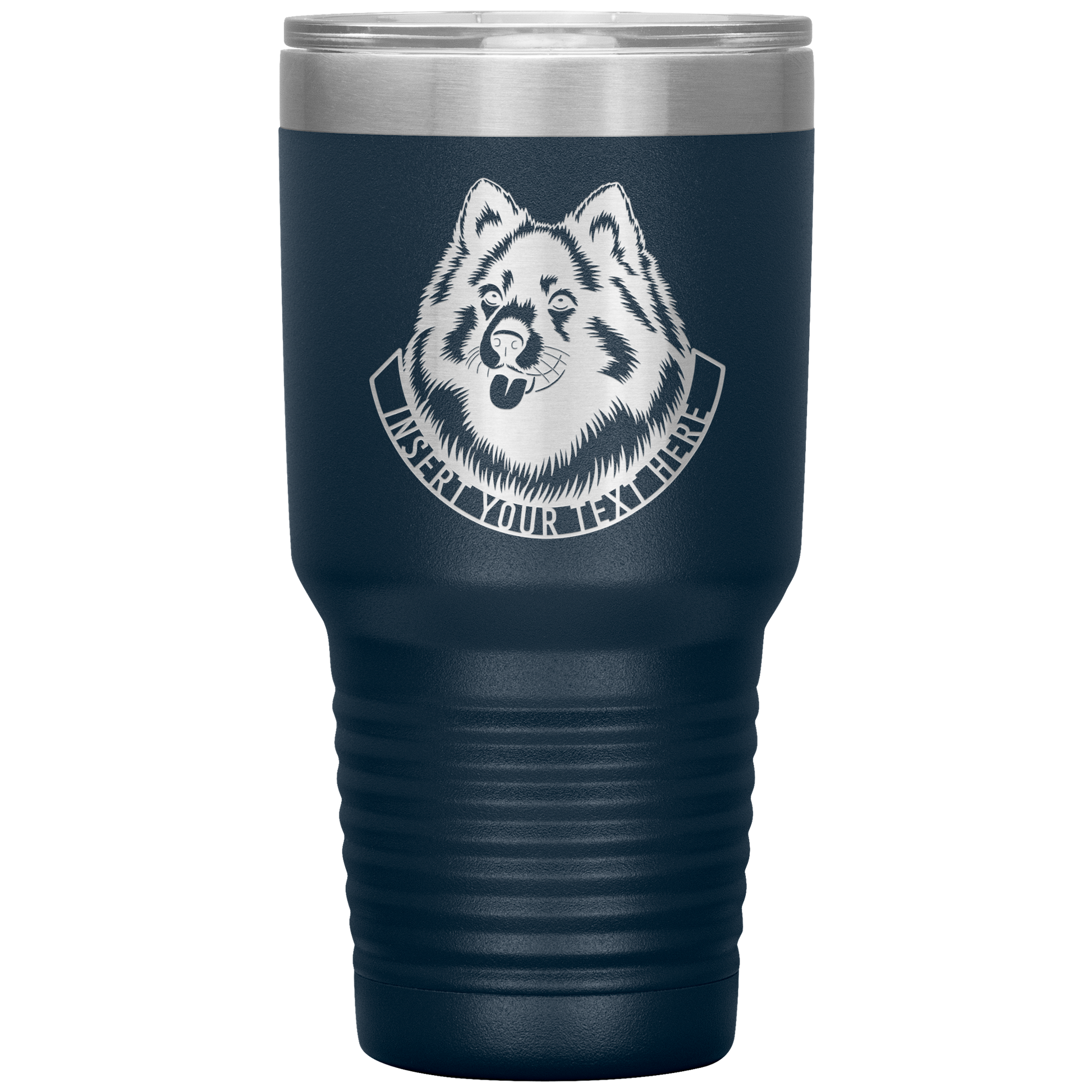 Personalized_Laser-Engraved_Keeshond_Met_30oz_Tumbler_Navy_Mockup.png