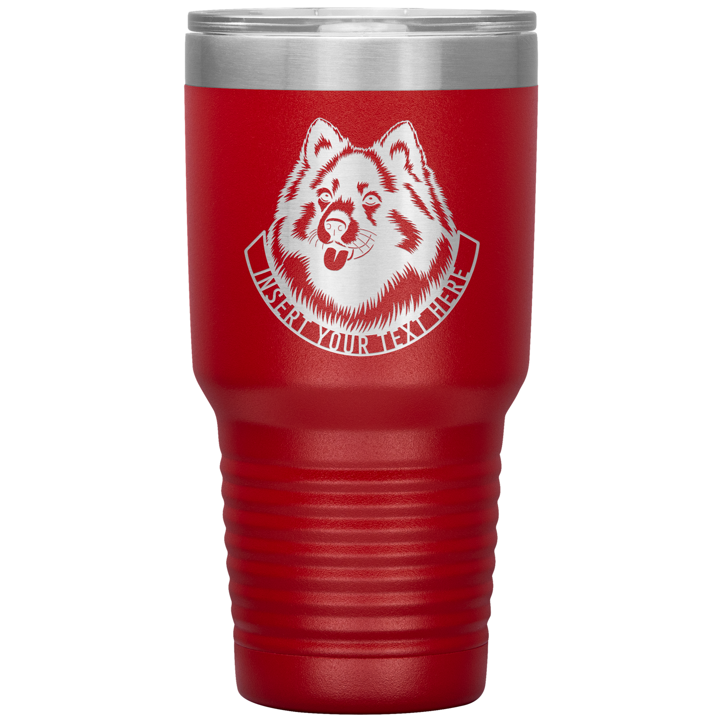 Personalized_Laser-Engraved_Keeshond_Met_30oz_Tumbler_Red_Mockup.png