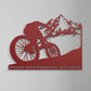 Personalized MTB Name Metal Sign. Custom Trail Bike Rider Wall Decor Gift. Personal Bicycle Lover Gift. Mountan Bike Garage Wall Hanging
