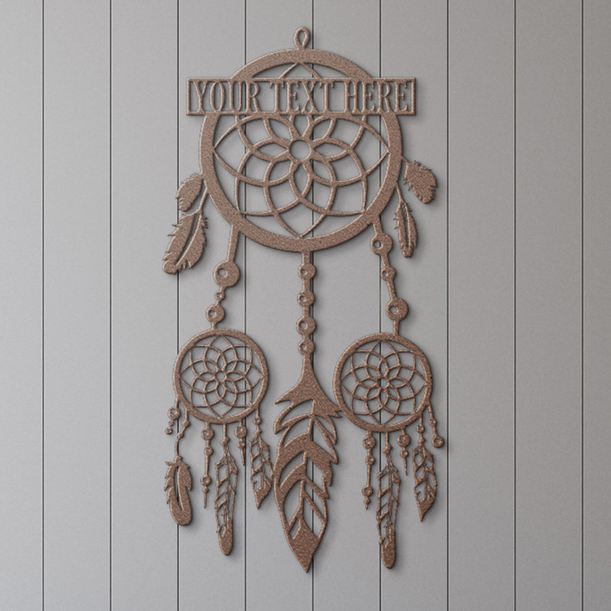 Personalized Dreamcatcher Name Metal Sign Gifts. Custom Dreamcatcher Wall Decor. Monogram Gift. Bedroom Wall Hanging. Nightmare Protection