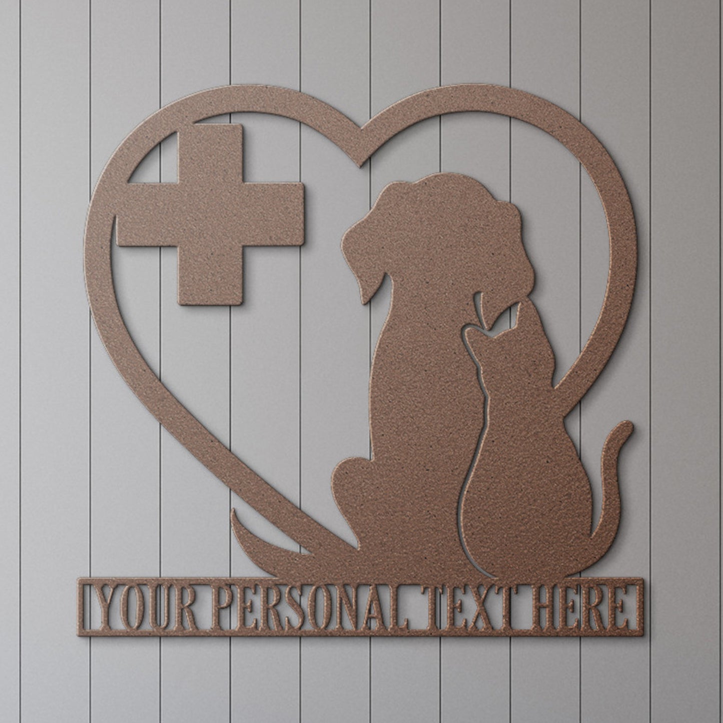 Personalized Vet Pet Care Name Metal Sign. Customizable Vet Doctor Wall Decor. Vet Healthcare Sign. Dog And Cat Decor. Veterinary Gift