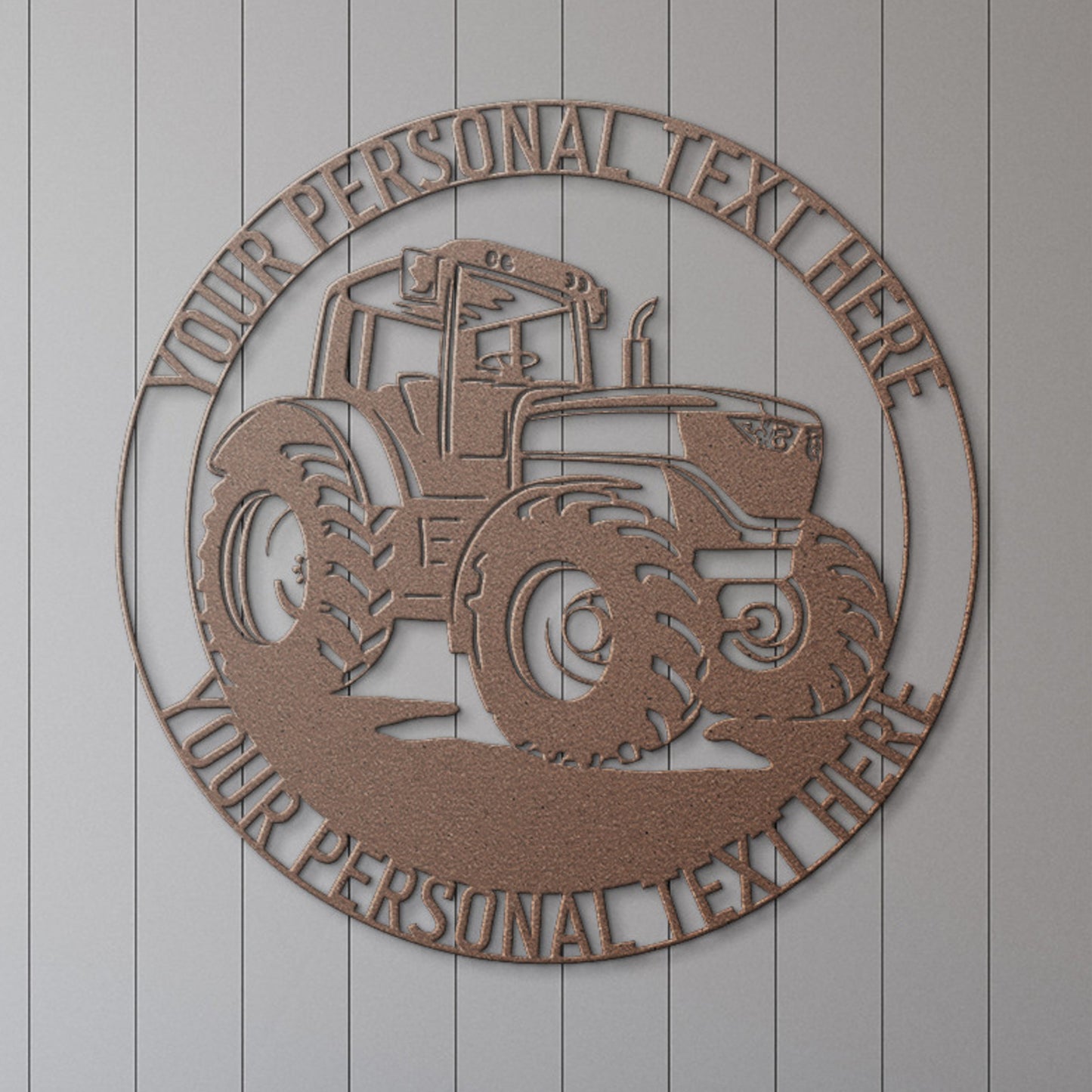 Personalized Tractor Name Metal Sign Gift. Custom Gift For Farmer. Heavy Machinery Operator Wall Decor. Farm Tractor Lover Wall Art Gifts