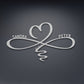 Personalized Infinity Heart. Love Couples Names With Date. Housewarming Wall Art Decor Gift. Custom Wedding Monogram. Valentines Gift Design