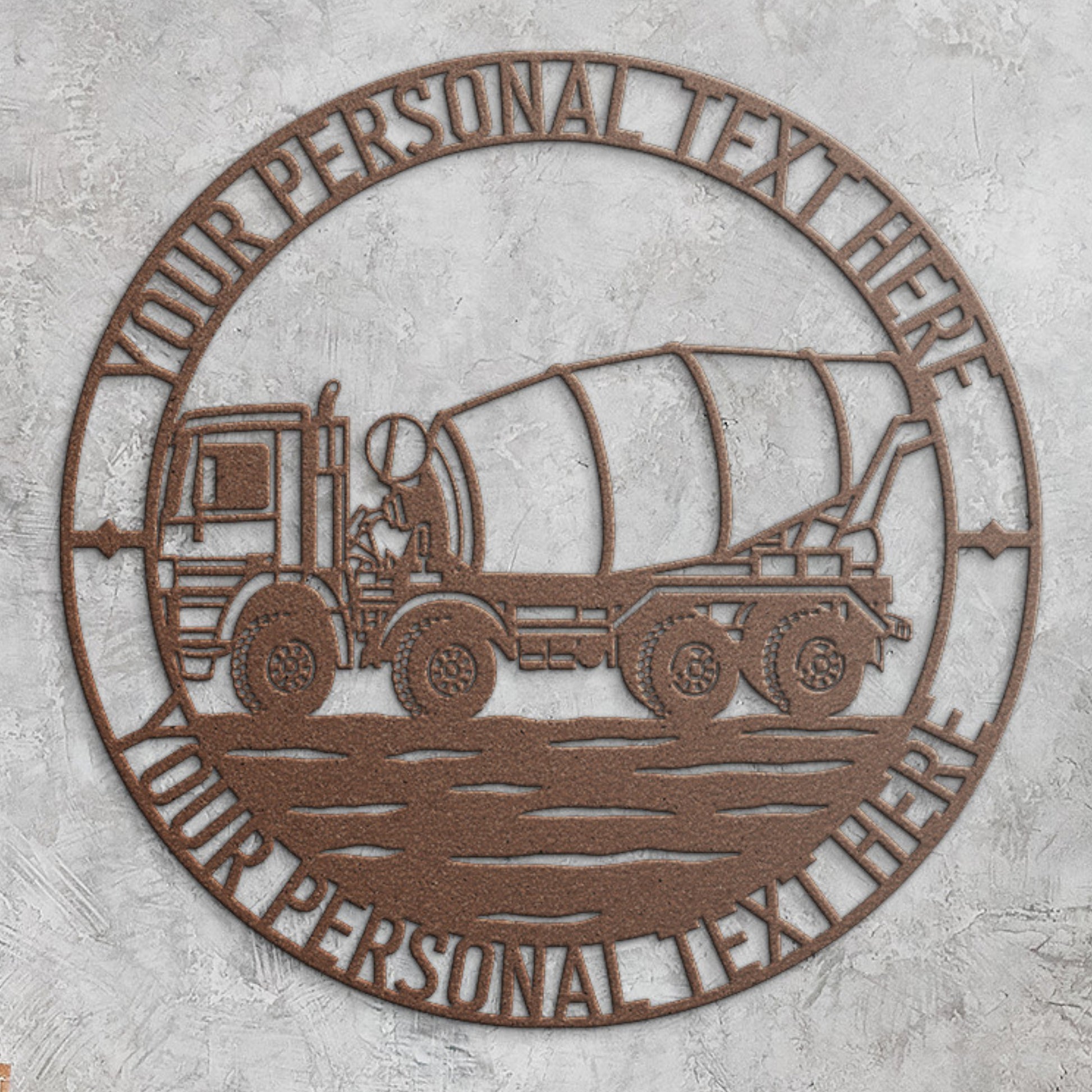 Personalized Concrete Mixer Metal Sign. Custom Cement Truck Wall Hanging Gift. Construction Worker Gift. Heavy Machinery Wall Art. Trucker