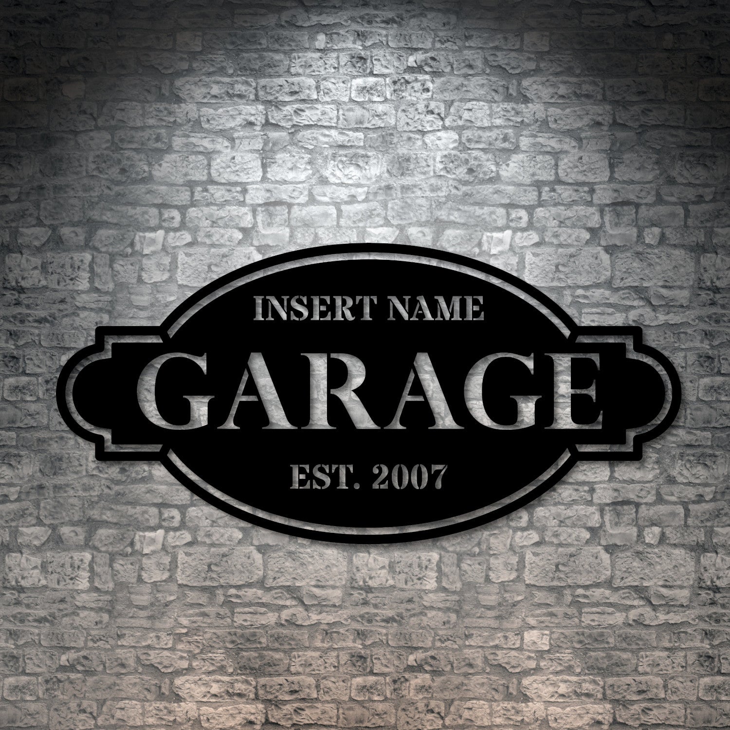 Personalized Garage Name Metal Sign Gift. Car Park Sign. Custom Auto Shop Steel Sign Gift. Mechanic Shop Wall Hanging. To My Handyman Gift.