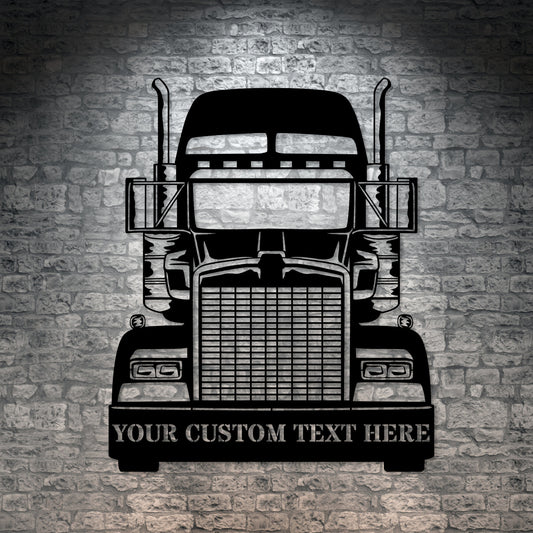 Custom Logging Metal Signs - Personalized Log Truck Driver Gifts For Men -  Made – YouniqueMetal