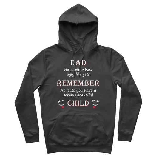 Ugly Life, But Beautiful Child Premium Adult Hoodie