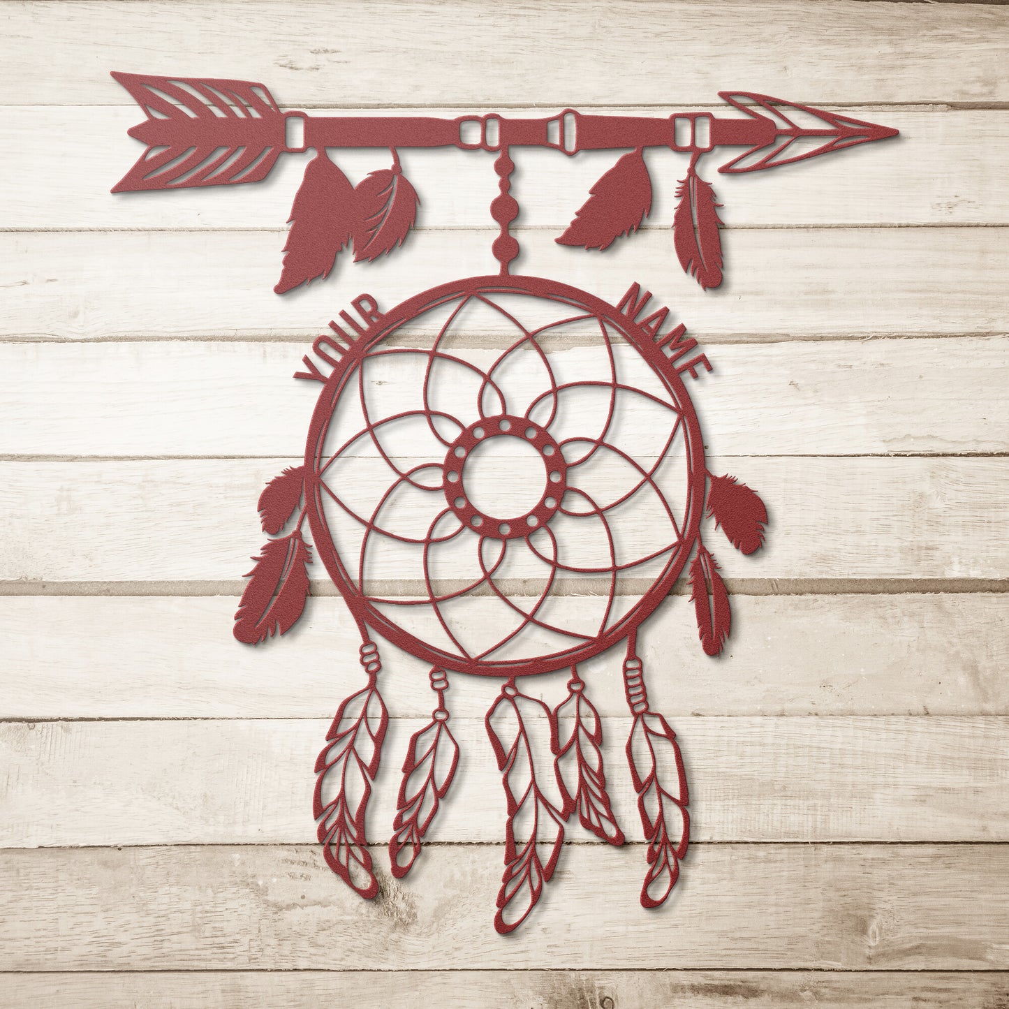 Dreamcatcher Personalized Name Metal Sign
