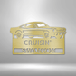 Personalized American Clacssic Car Metal Sign #2 - Custom Multicolor US Car Steel Sign