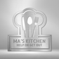 Personalized Chef Master Name Monogram - Custom Multicolor Kitchen Steel Sign