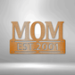 Personalized Mother's Day Metal Sign - Custom Multicolor Mother's Day Steel Sign