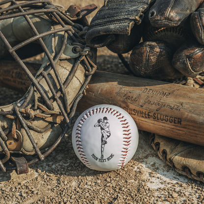 Personalized Baseball With Custom Pitcher Name