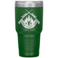 Personalized Deer Hunter In Forest Tumbler With Lid